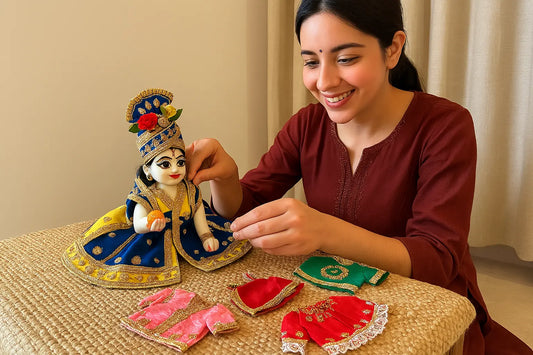 How to Dress Laddu Gopal by Day and Color