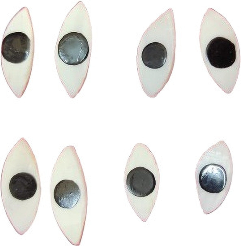 Shyam Diwane Set of 4 Laddu Gopal Ji Eyes (Netr) Size 5 for Dress