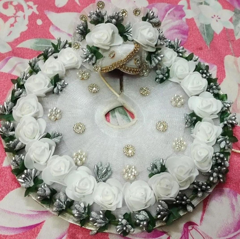 Shyam Diwane Laddu Gopal foam flower dress, size 0 (D372, D286)
