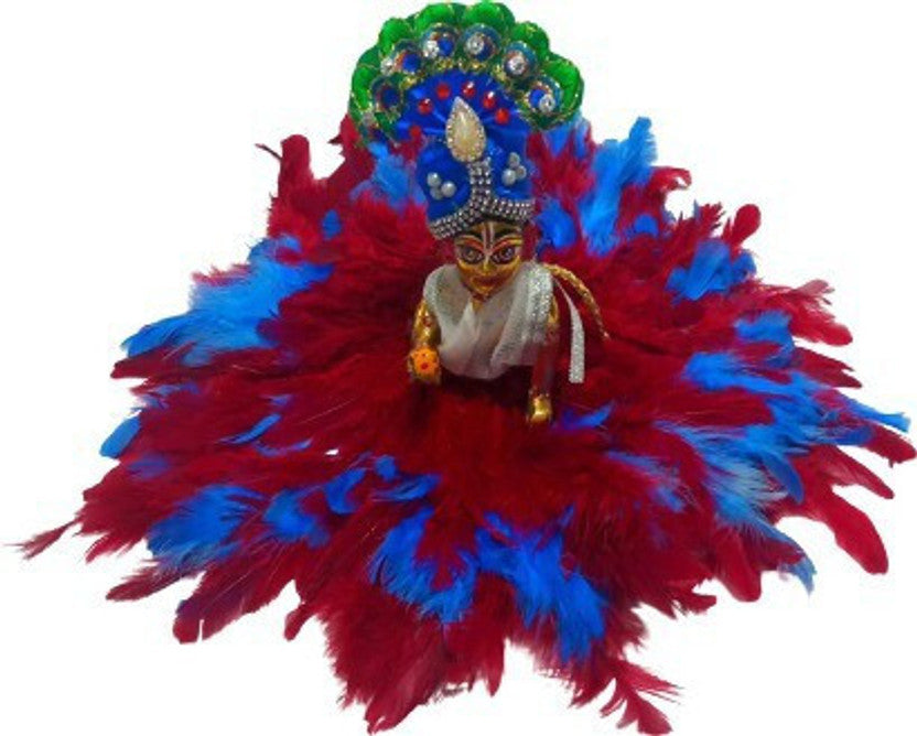 Shyam Diwane Laddu Gopal festival dress with matching mukut, size 0. The design is one of our random D961 series.