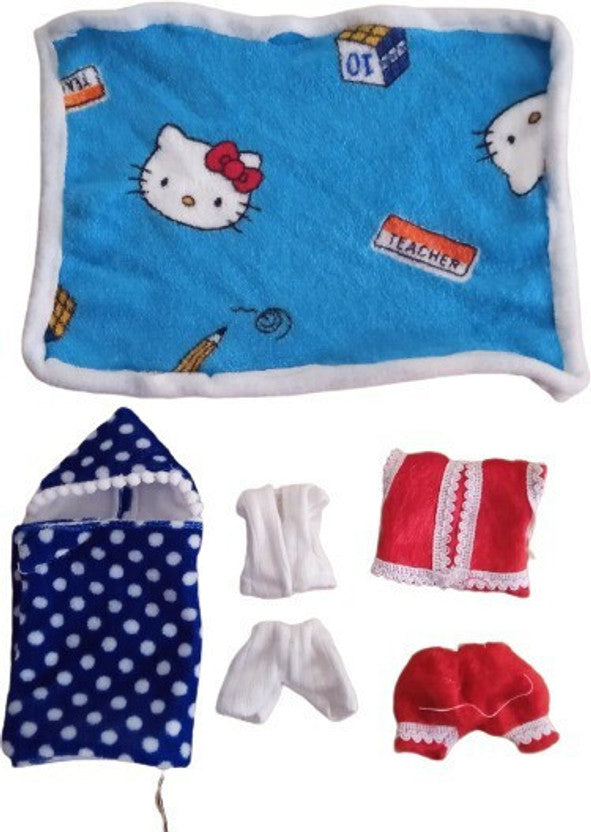 Shyam Diwane Combo: Size 0 Laddu Ji items including a blanket, body warmer, night suit, hoodie, and a D3175 dress.