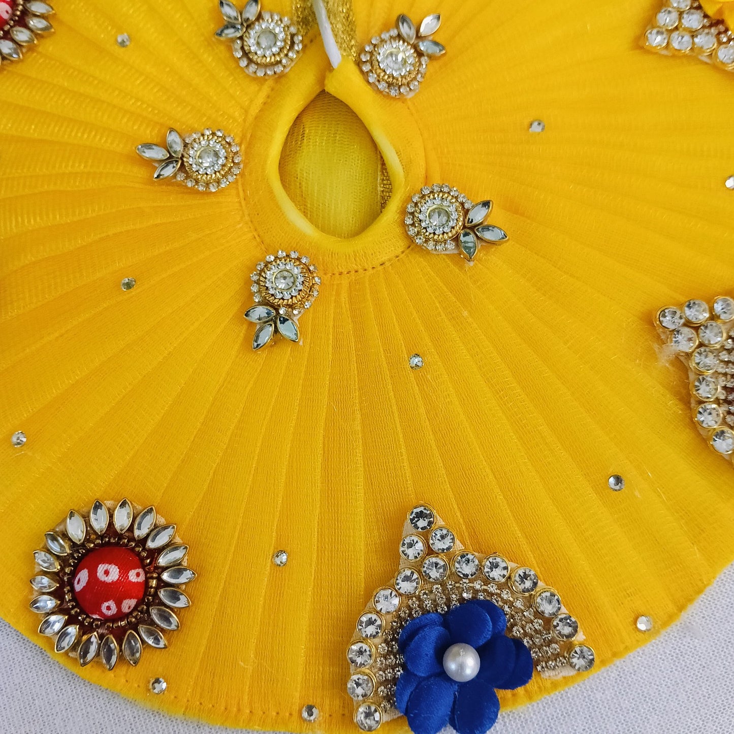Shyam Diwane Laddu Gopal fancy dress with choli mukut