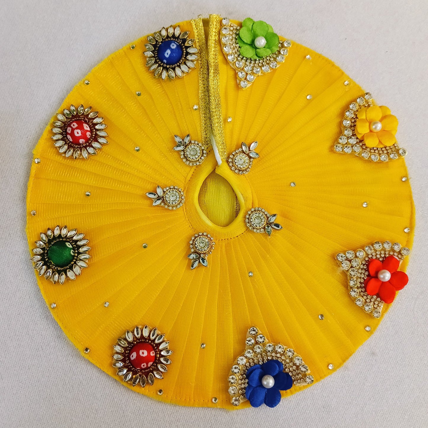Shyam Diwane Laddu Gopal fancy dress with choli mukut