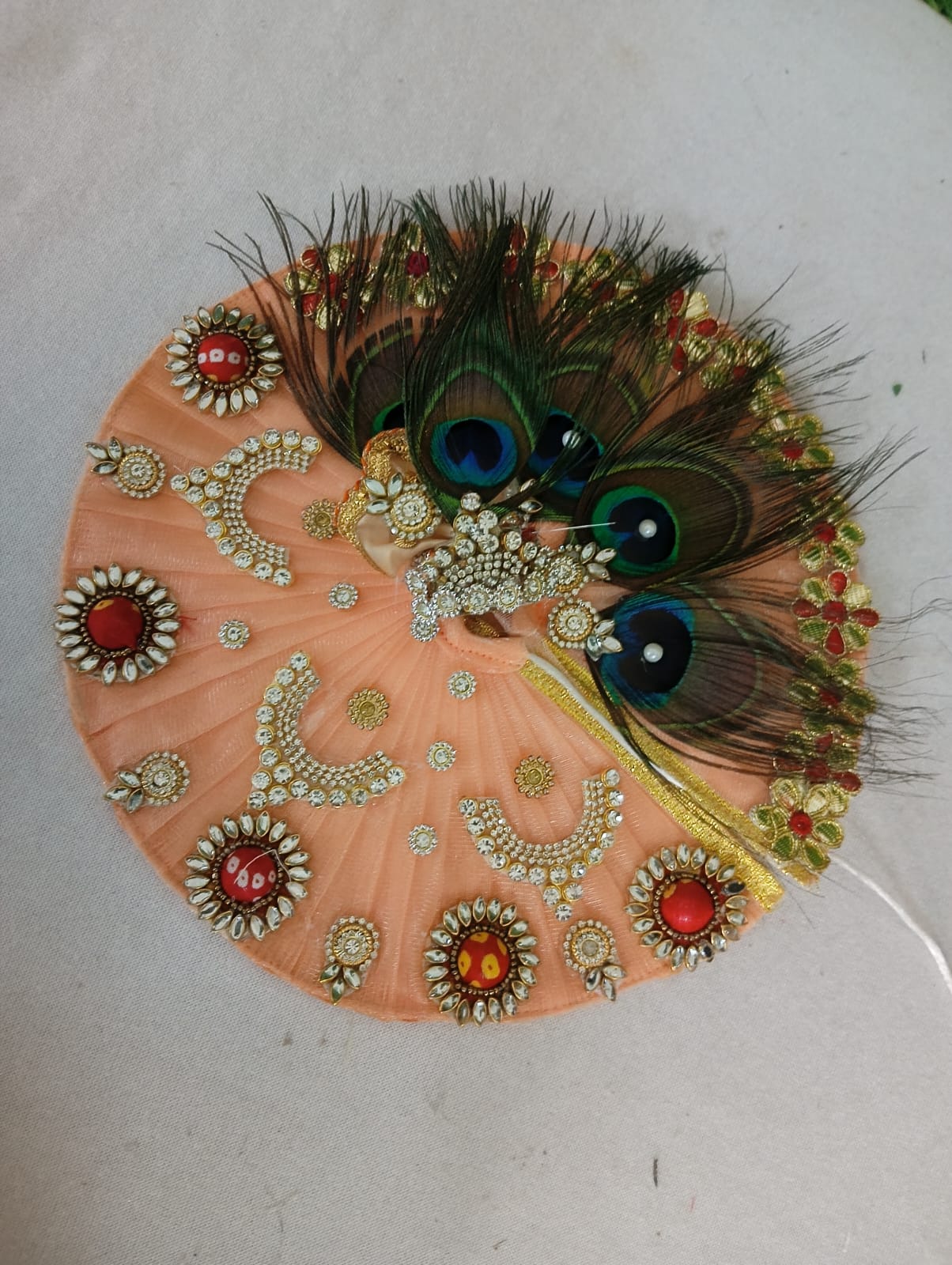 Shyam Diwane Laddu Gopal fancy dress with mukut