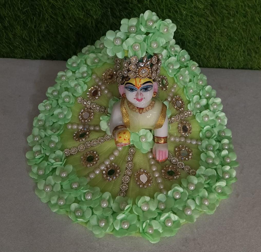 Shyam Diwane Laddu Gopal fancy heavy dress with pagdi