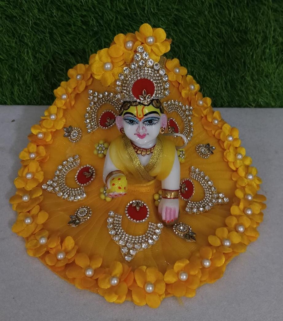 Shyam Diwane Laddu Gopal fancy heavy dress with pagdi