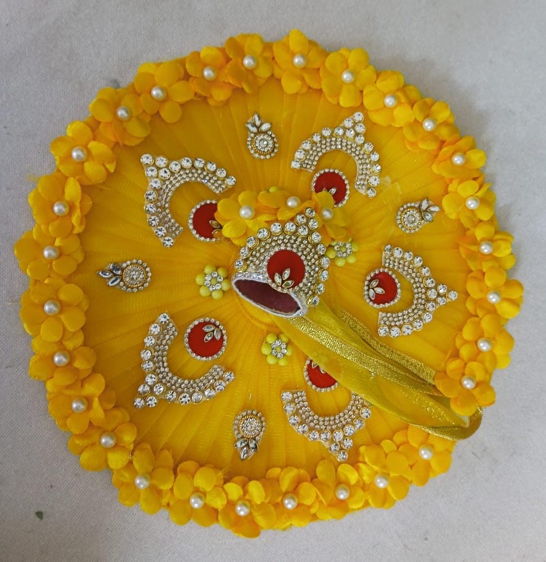Shyam Diwane Laddu Gopal fancy heavy dress with pagdi