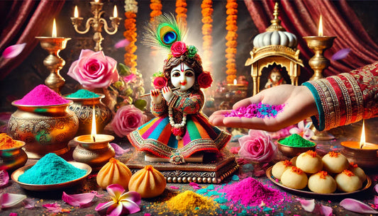 How to Celebrate Holi with Laddu Gopal at Home 🌸🎨