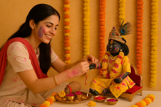Celebrating Raksha Bandhan with Laddu Gopal: A Guide to Festive Devotion