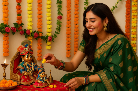 Celebrating Teej with Laddu Gopal: A Guide to Festive Devotion