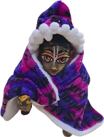 Shyam Diwane Set of 3 Laddu Gopal Ji Winter Hoodies in Random Colors, Size 5