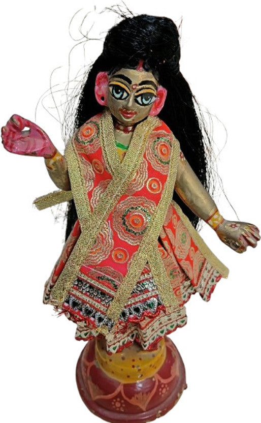 Shyam Diwane Mata Rani hair bal, 7 inch dress.