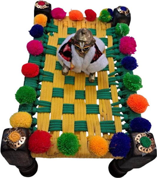 Shyam Diwane Laddu Gopal Ji Khat Charpai Dress for Size 5-6 Laddu Gopal