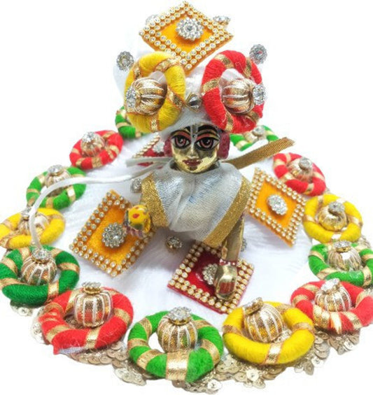 Shyam Diwane Janmashtmi Festival Calcutta Mukut Pagdi Size 2 Handmade D3510 Dress