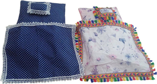 Shyam Diwane Kanha Set for Laddu Gopal Ji, cotton bister, size 4 to 6, random dress design.
