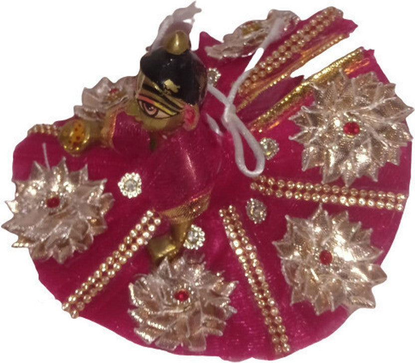 Shyam Diwane Laddu Gopal Ji fancy heavy dress choli, size 1, D1317.
