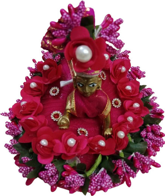 Shyam Diwane Laddu Gopal Ji heavy fancy dress cholo mukut, size 1.
