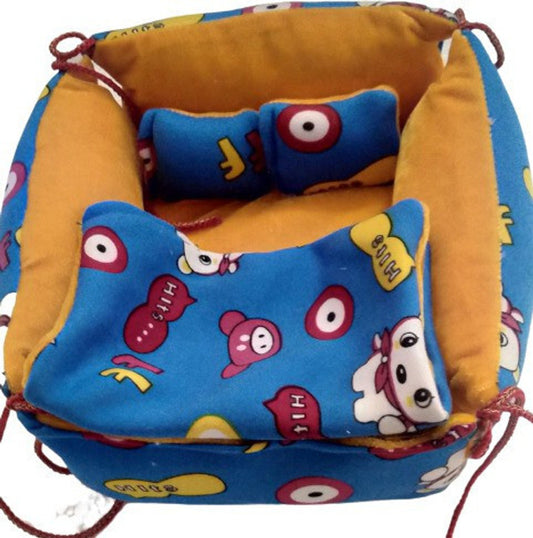 Shyam Diwane Laddu Gopal Bister Set (Gaddi Set) - Size 0-3 (Random Design) - D3020 Dress