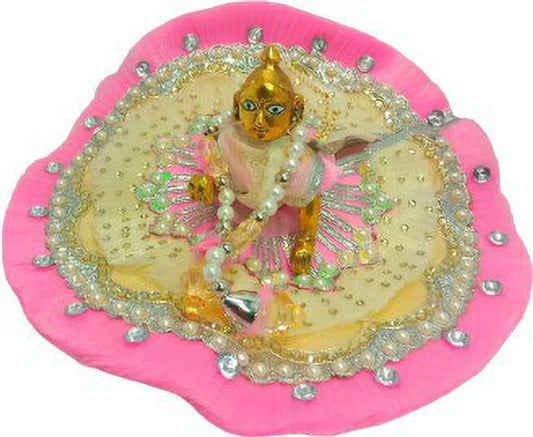 Shyam Diwane fancy look three-piece choli patka mala size 2 premium quality D3049 dress for Laddu Gopal.