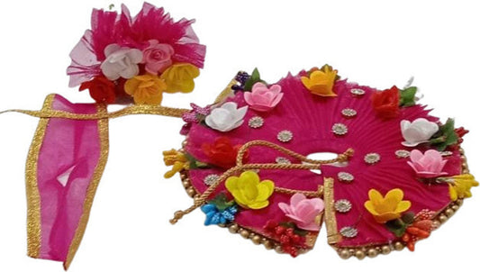 Shyam Diwane Laddu Gopal heavy fancy dress choli mukut, size 2.