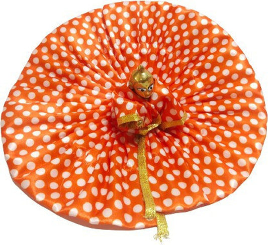 Shyam Diwane Laddu Gopal polka dot dress, size 6. This is a premium quality dress for Laddu Gopal, featuring a polka dot pattern.