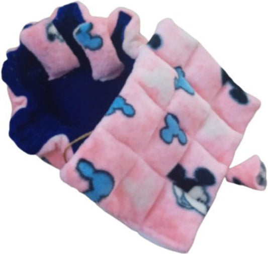 Shyam Diwane Laddu Gopal Ji winter velvet gaddi size 0-2 with a random colored dress. Perfect for keeping your Laddu Gopal warm and comfortable during the winter season.