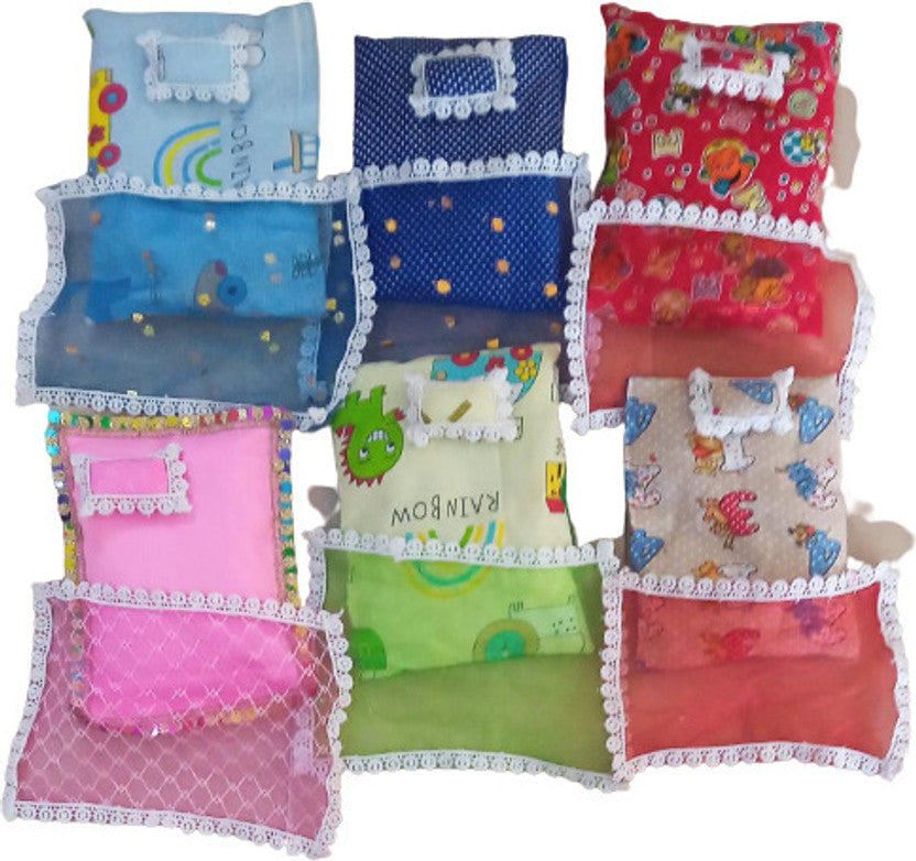 Shyam Diwane Set 2 Laddu Gopal Ji Cotton Bister with a randomly selected dress (size 5 to 6) included.