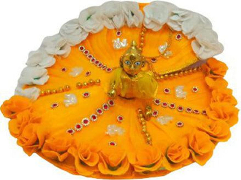 Shyam Diwane Janmashtami Summer Special Heavy Flower Size 0 Handmade Premium Quality DL Dress