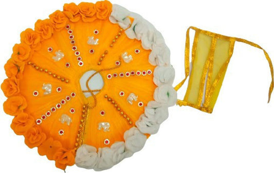 Shyam Diwane Janmashtami Summer Special heavy flower size 0 handmade premium quality Laddu Gopal dress.