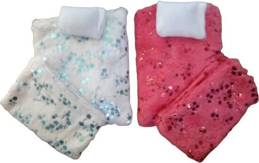 Shyam Diwane 2 Laddu G Winter Special Woollen Blanket (Size S, Random Design) - Keeps your Laddu Gopal warm and cozy during winter.