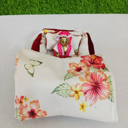 Shyam Diwane Laddu gopal winter velvet gaddi set