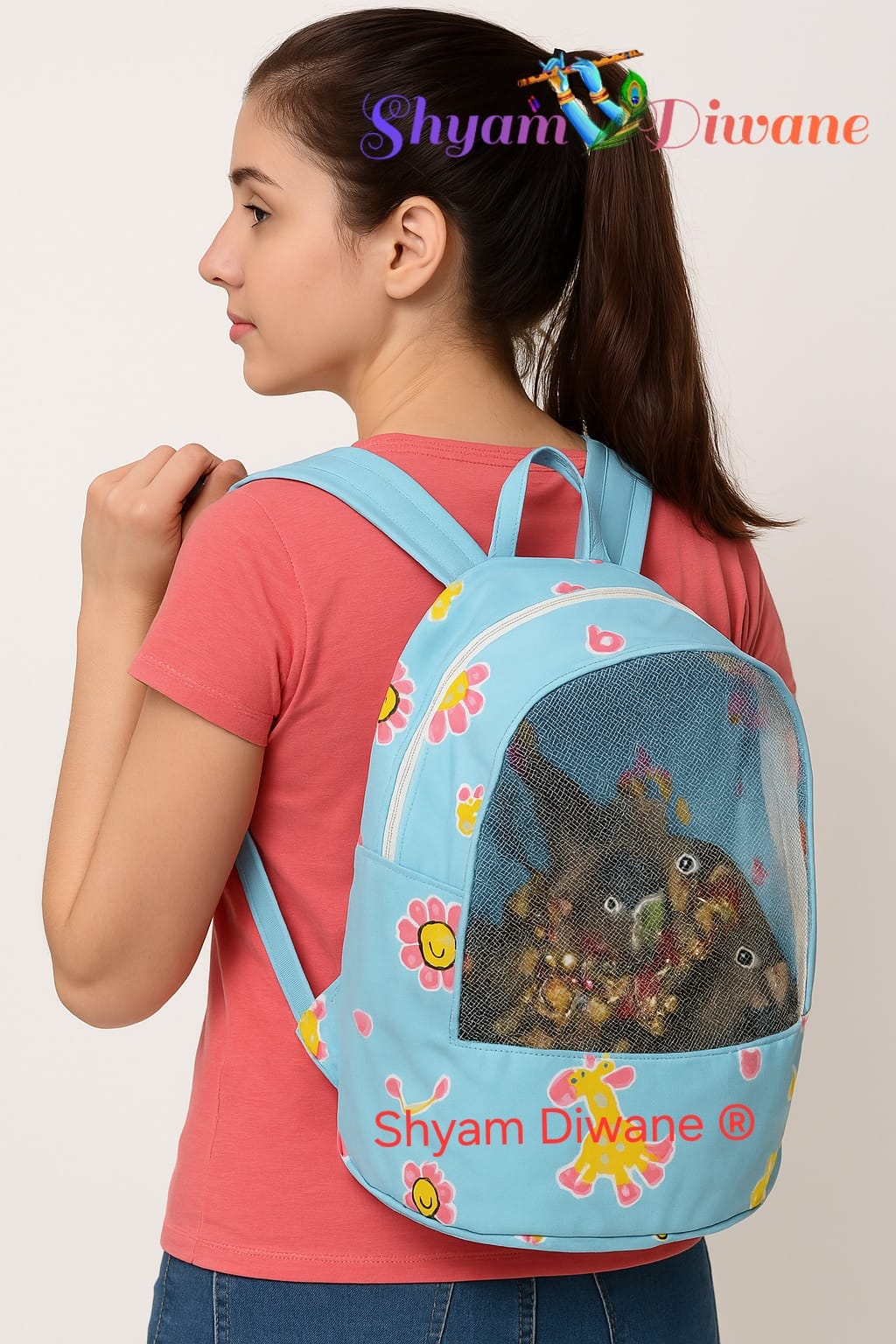 Shyam Diwane Laddu Gopal zipper bag