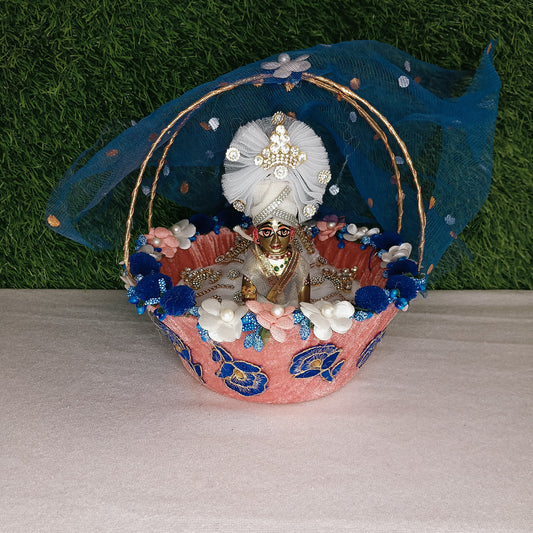 Shyam Diwane Laddu Gopal fancy cary basket