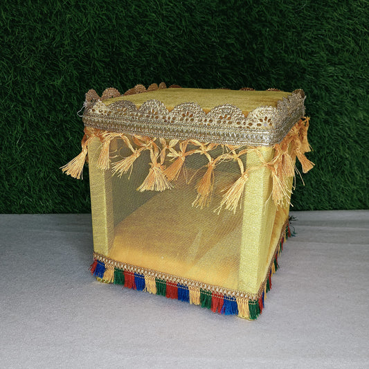 Shyam Diwane Laddu Gopal fancy wooden bed