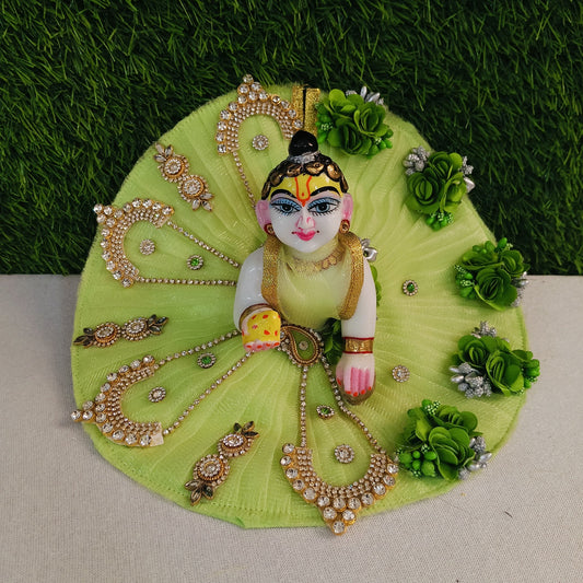 Shyam Diwane Laddu Gopal fancy dress with choli mukut