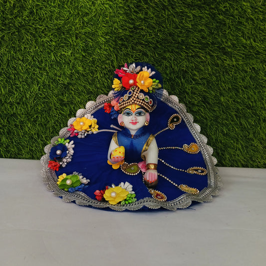 Shyam Diwane Laddu Gopal fancy dress with choli mukut