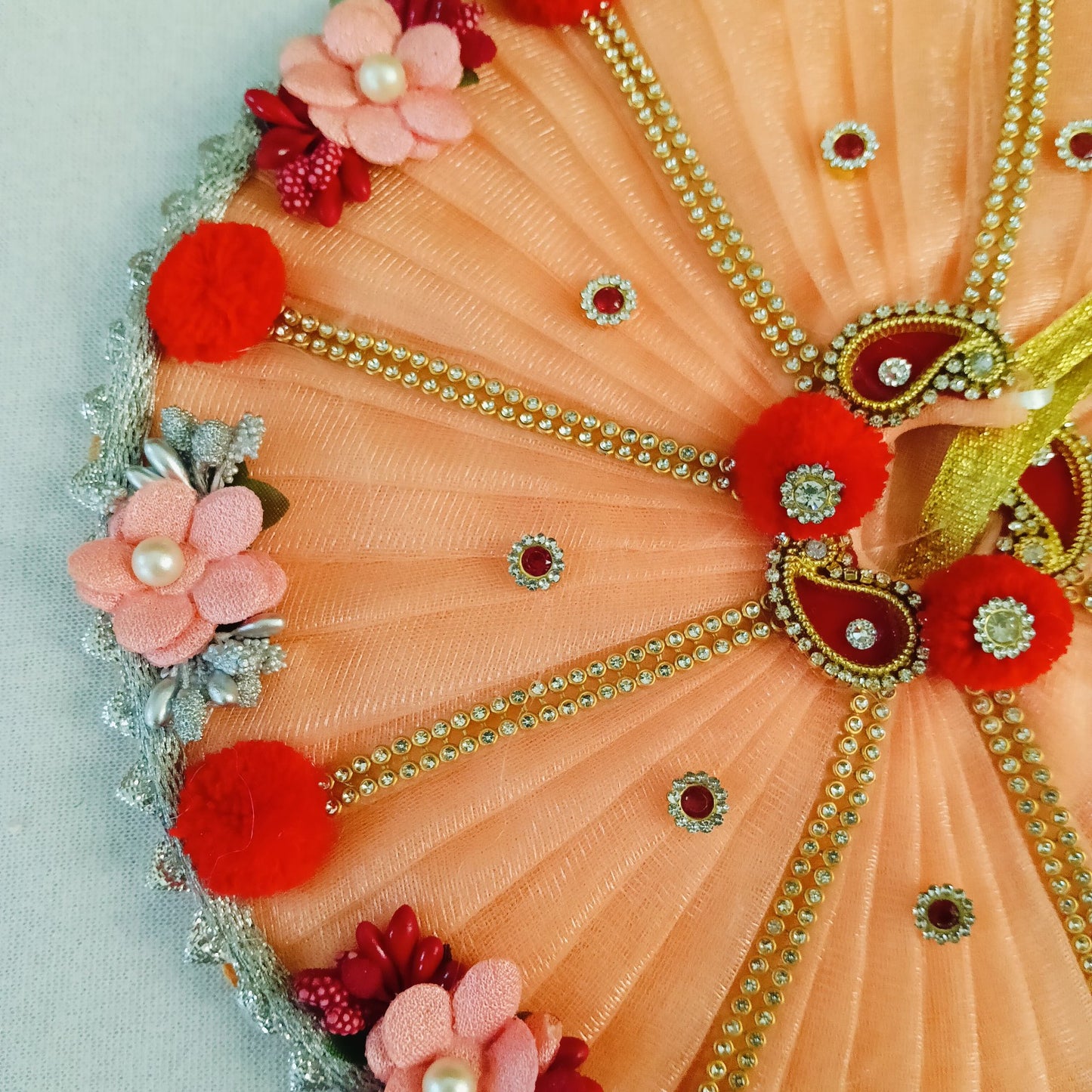 Shyam Diwane Laddu Gopal fancy dress with choli mukut