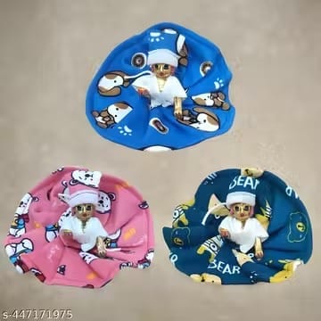 Shyam Diwane Laddu Gopal winter dress pack of 3