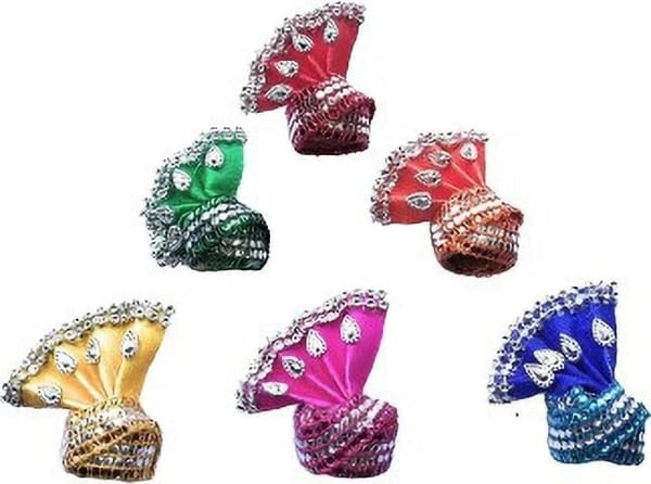 Shyam Diwane Laddu Gopal fancy pagdi [pack of 6]