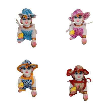 pack of 4 Shyam Diwane Laddu Gopal summer pure cotton jump suit