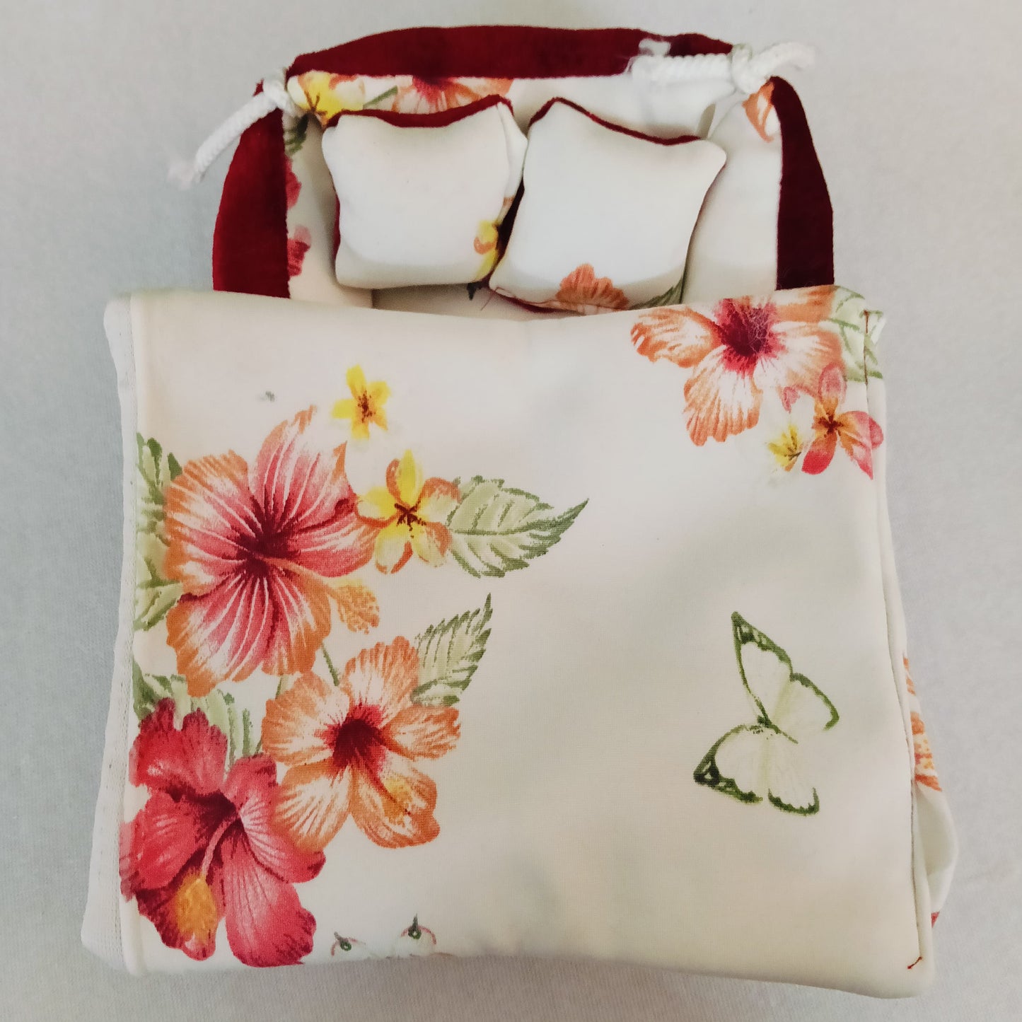 Shyam Diwane Laddu gopal winter velvet gaddi set