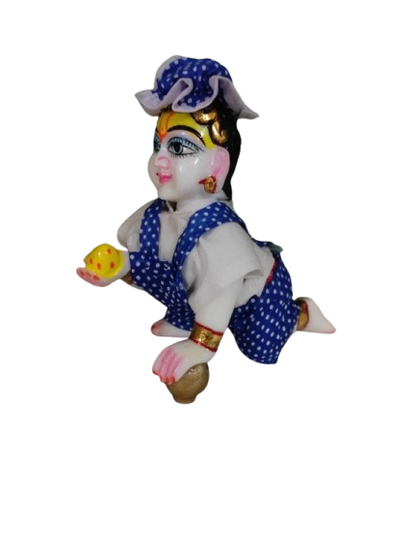 pack of 8 Shyam Diwane Laddu Gopal summer cotton bib suit (Copy)