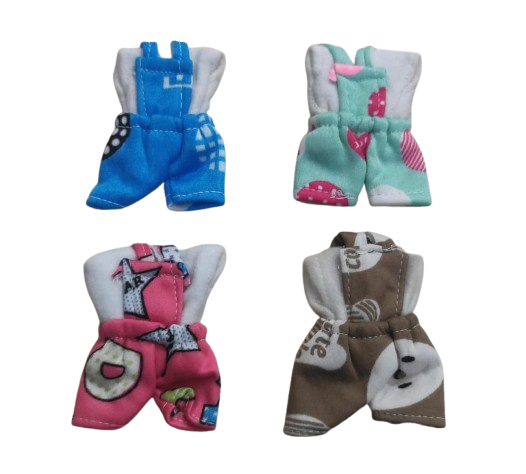 Shyam Diwane Laddu Gopal winter bib suit [pack of 4]